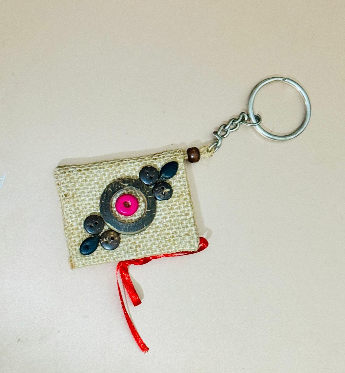 Jute Key Ring